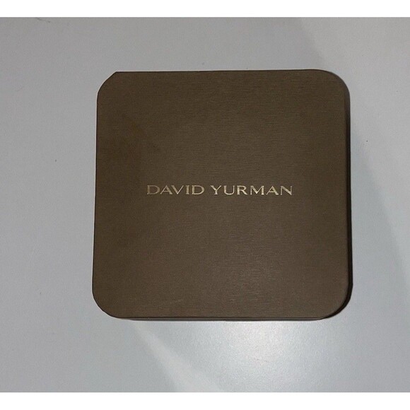 David Yurman Empty Brown Jewelry Box Size 4.5” X 4.5” X 2” Mint - Picture 1 of 8